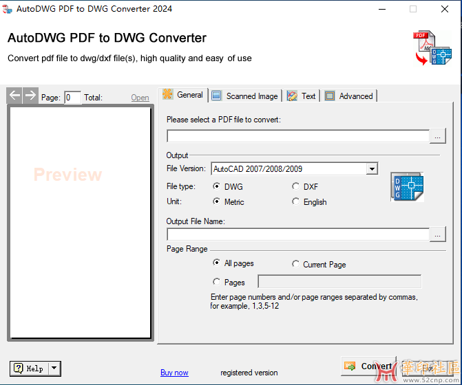 PDF to DWG Converter Pro 2024 4.7