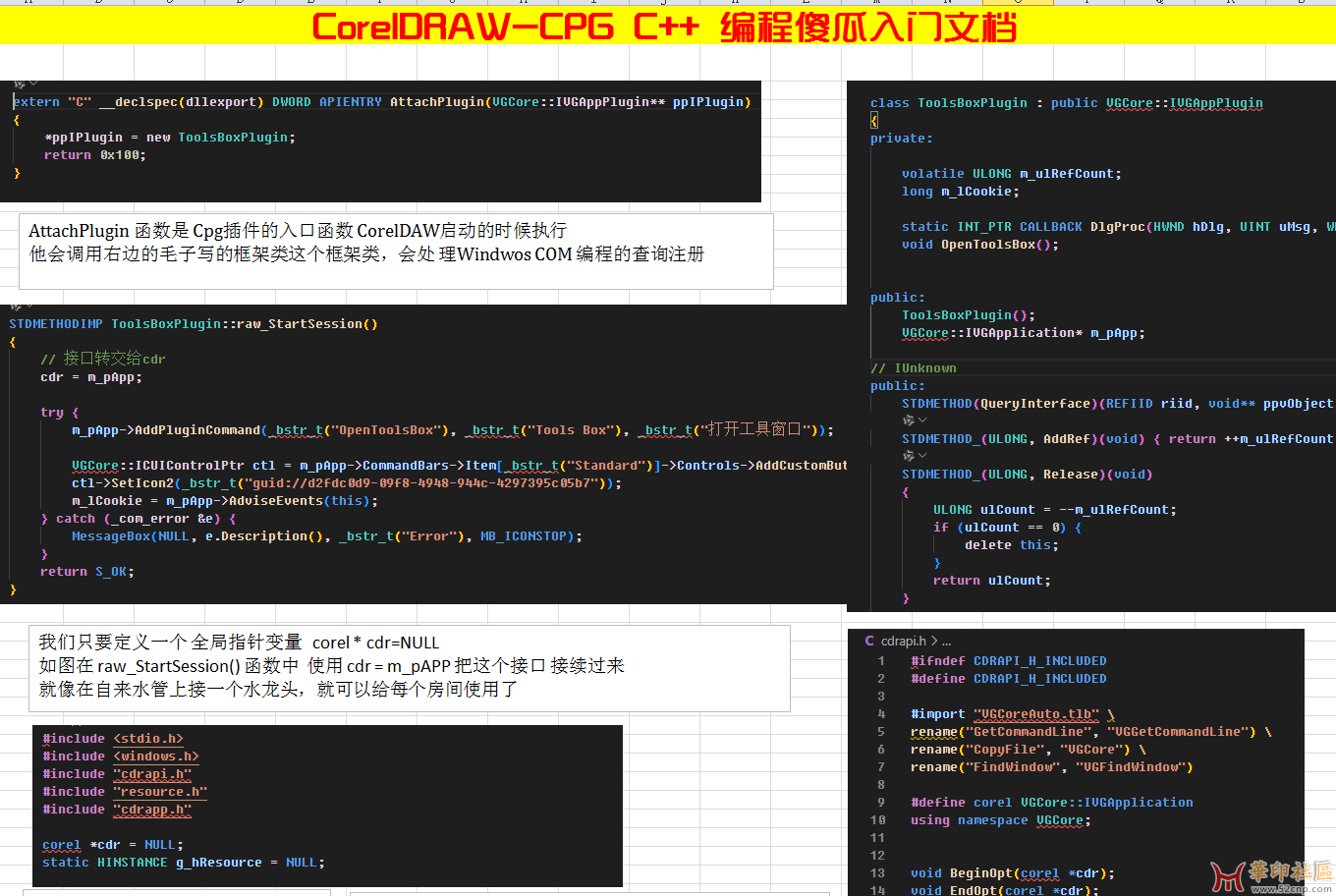 零基础学 CorelDRAW CPG 插件开发教程-Part02 C++ 编程傻瓜入门{tag}(3)